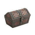 Celtic Pattern Treasure Chest Trinket Box