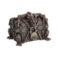 Dragon Breaking Out of Chained Chest Trinket Box