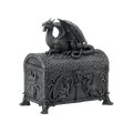 Dragon Chest Shaped Trinket Box