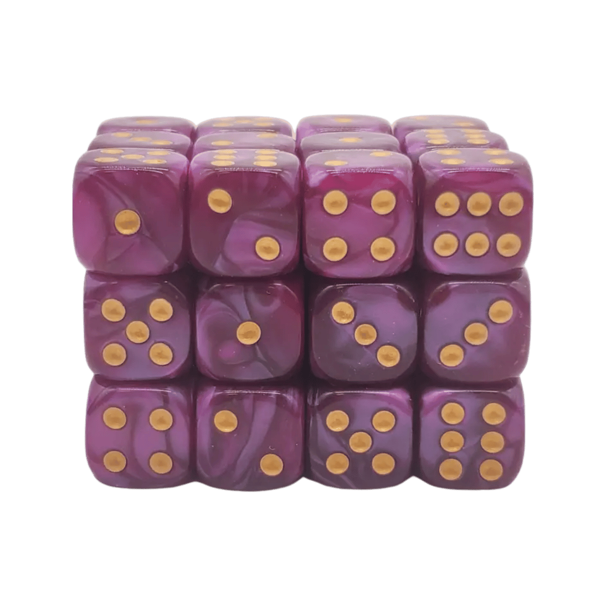 Old School Dice 36ct 12mm D6 Dice Set