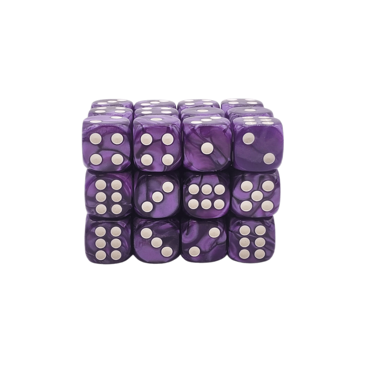 Old School Dice 36ct 12mm D6 Dice Set