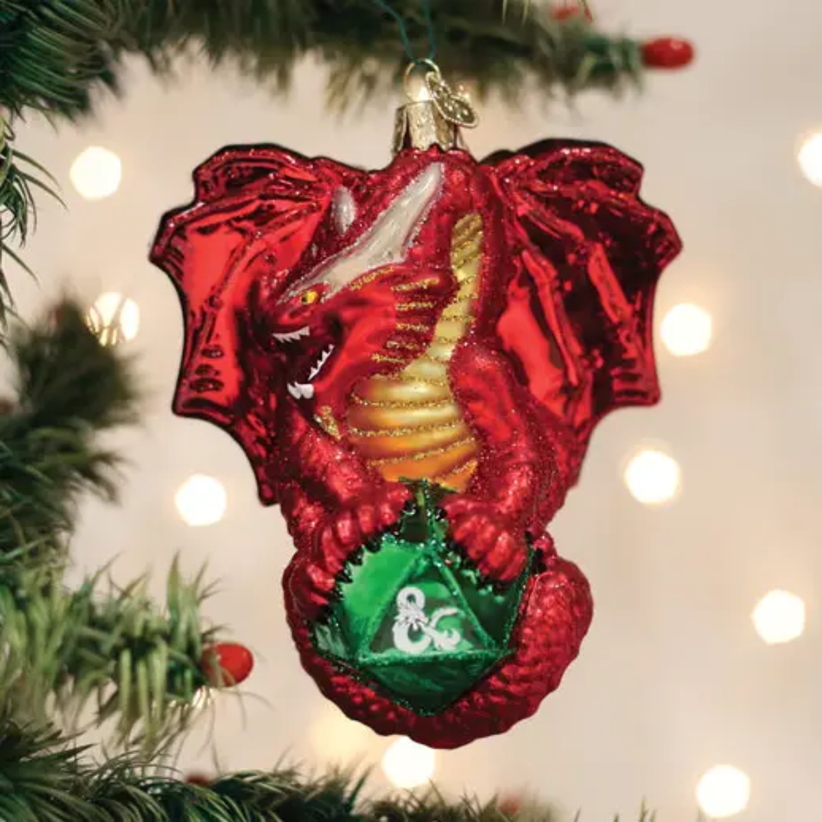 Red Dragon Ornament