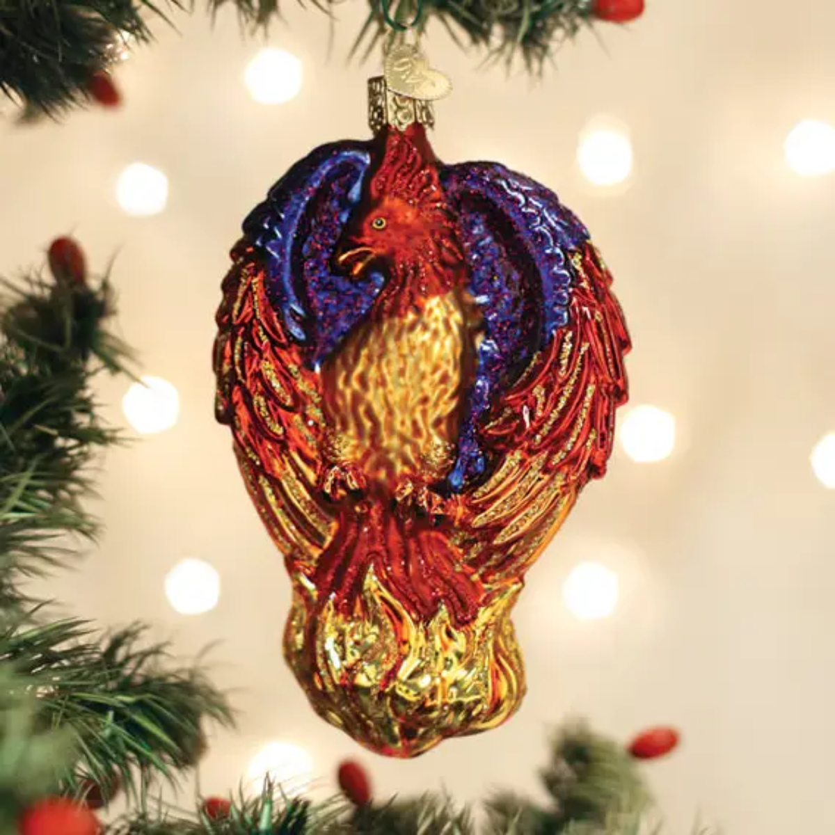 Fiery Phoenix Ornament