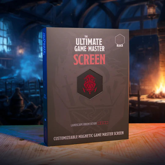 Ultimate Game Master Screen CORE SCREEN LANDSCAPE - Black
