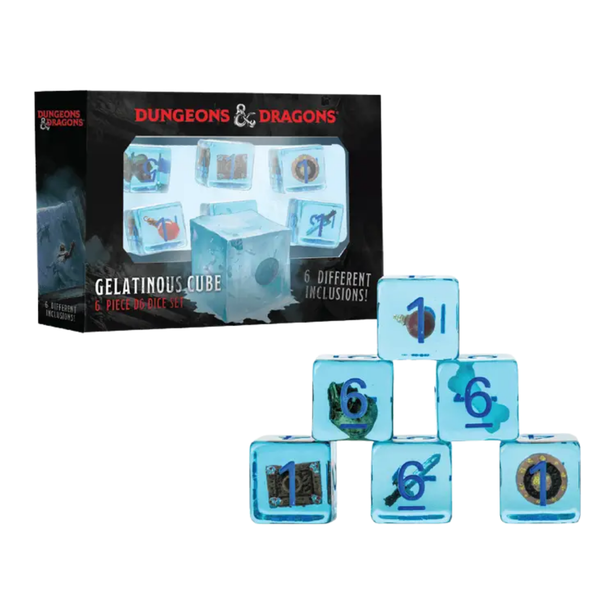 D&D Gelatinous Cube 6-Pack