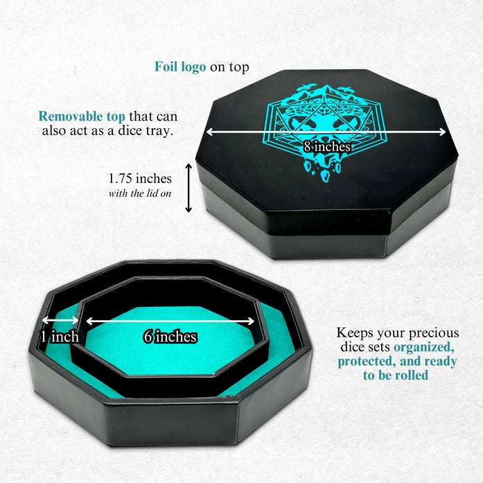Roll for Adventure (Holographic) – Tray of Holding™ Dice Tray