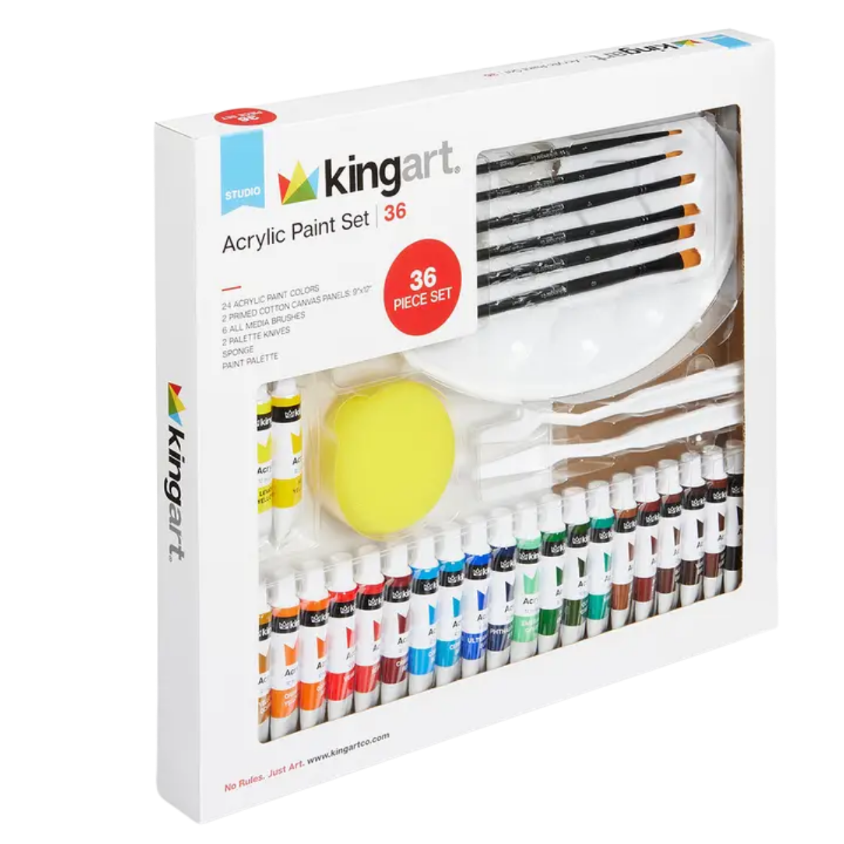 Acrylic Paint Starter Set 36 Pc
