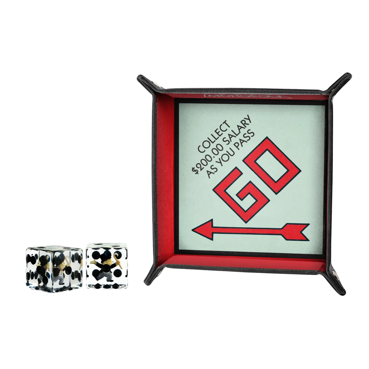 Monopoly dice Tray & Mr. Monopoly Dice Bundle