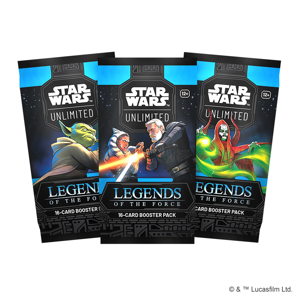 Star Wars: Unlimited- Legends Of The Force Booster Display